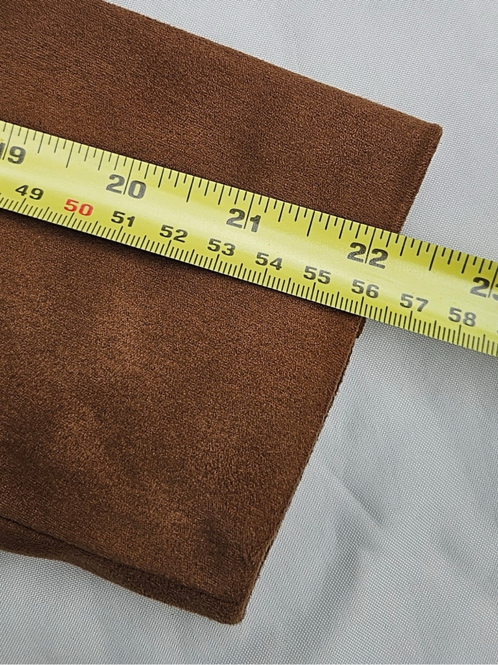 Brown Faux Suede Moto Jacket - Picture 16 of 16